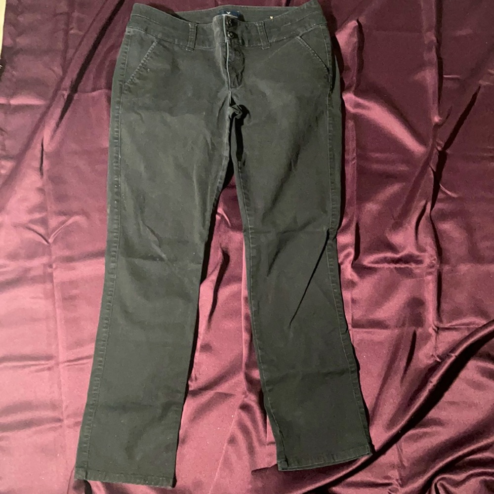 Black Khaki American Eagle